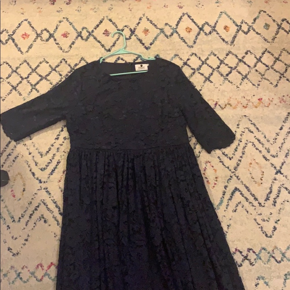 Dainty Jewels Navy Lace Dress- Size XXL